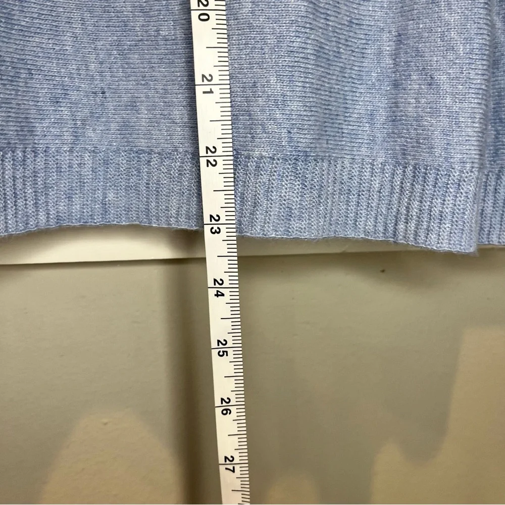 Bianco & Blu Women's Wool Cashmere Silk Blend Sweater Light Blue Size S NWT - Picture 4 of 9